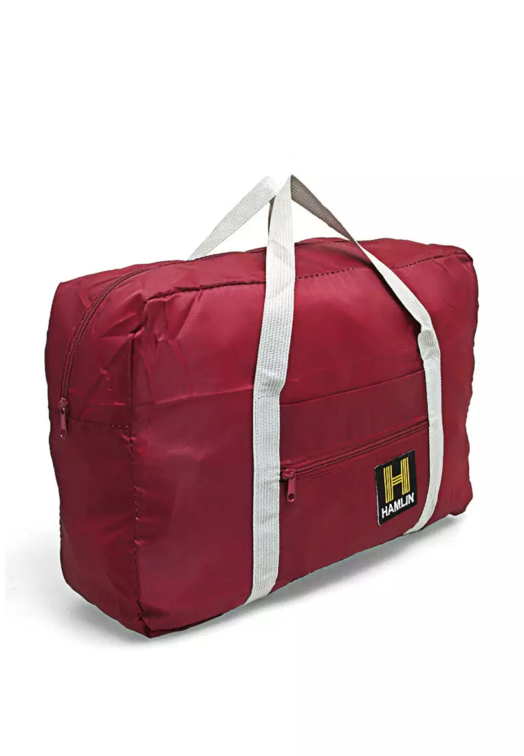 Bloosh Tas Duffel Lipat Travel Bag Desain Jinjing Big Compartment Material Nylon ORIGINAL - Red