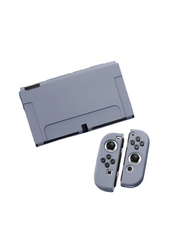 Blackbox Soft TPU Case for Nintendo Switch OLED Protection Cover Skin Shell Case For Switch OLED Game Accessories (9Colors) - GREY 7917EES5C4F8C6GS_1