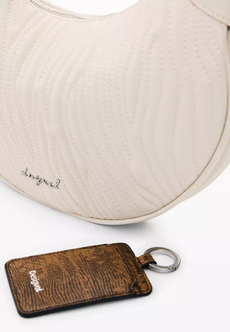Medium oval bag with engravings