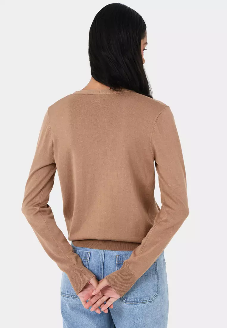 Nicolette V-Neck Knit Cardigan