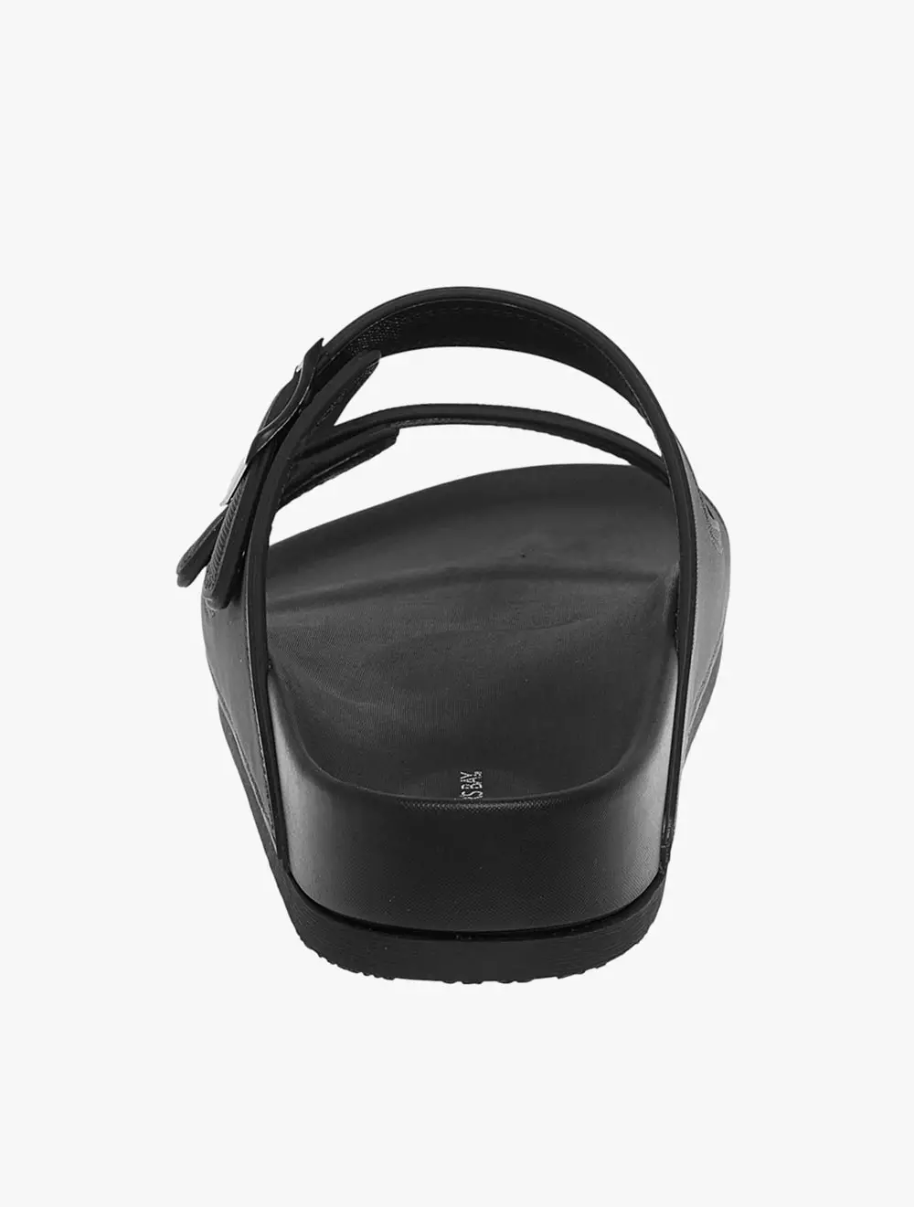 Payless State Street Mens Kennedy Dbl Strap Sandals - Black_01