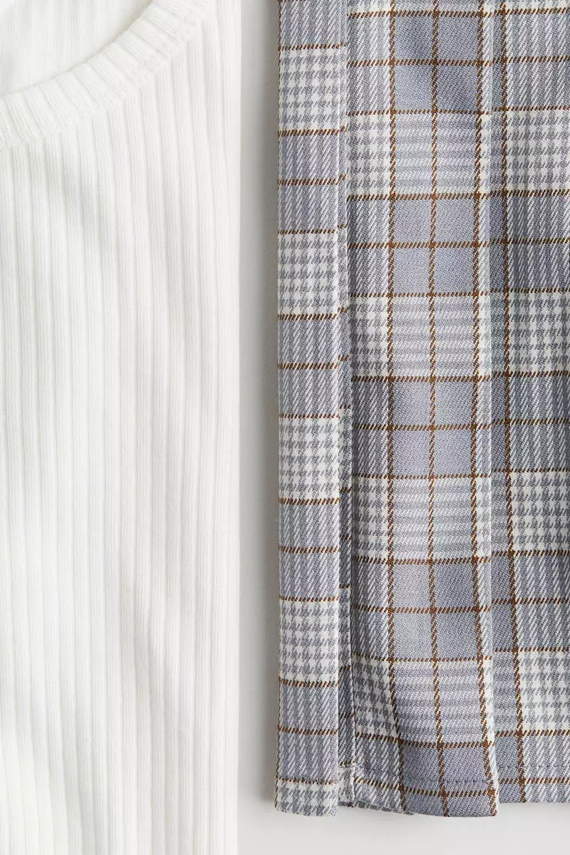 2-piece top and dress set