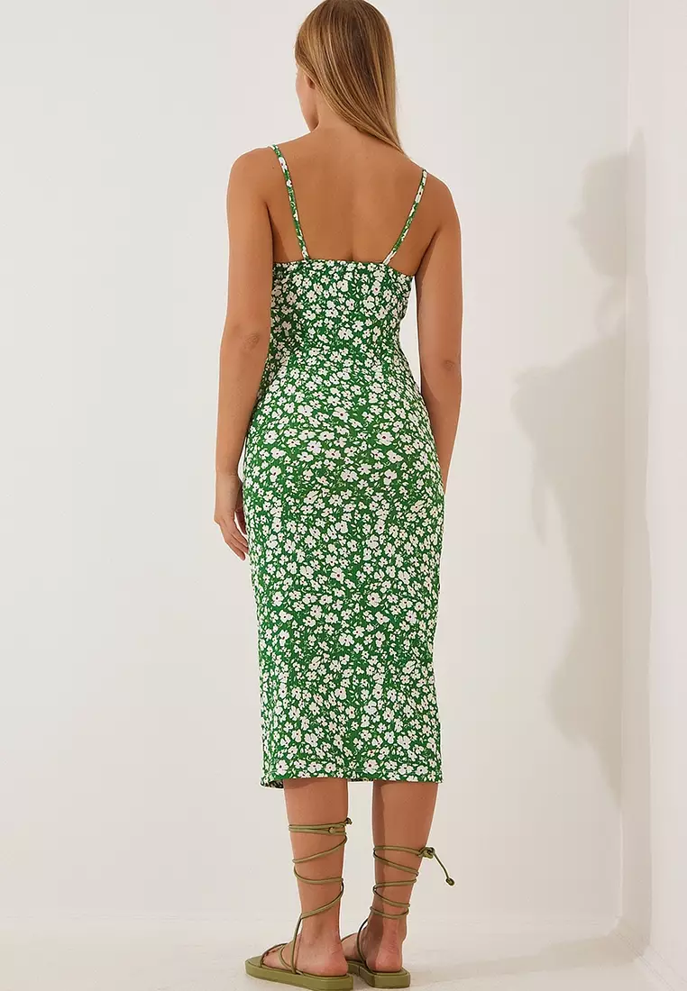 Floral Slit Summer Dress