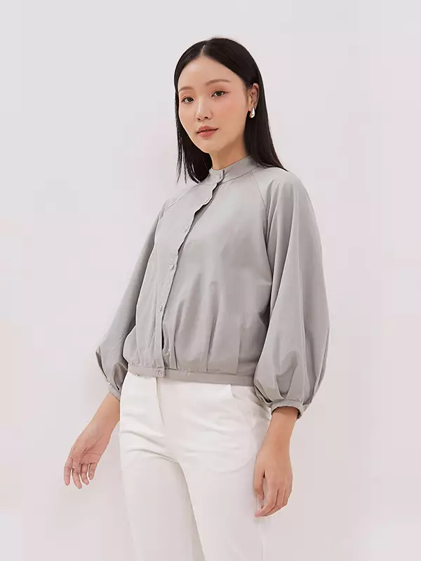 Minimal Blouse Liando Baby Gray