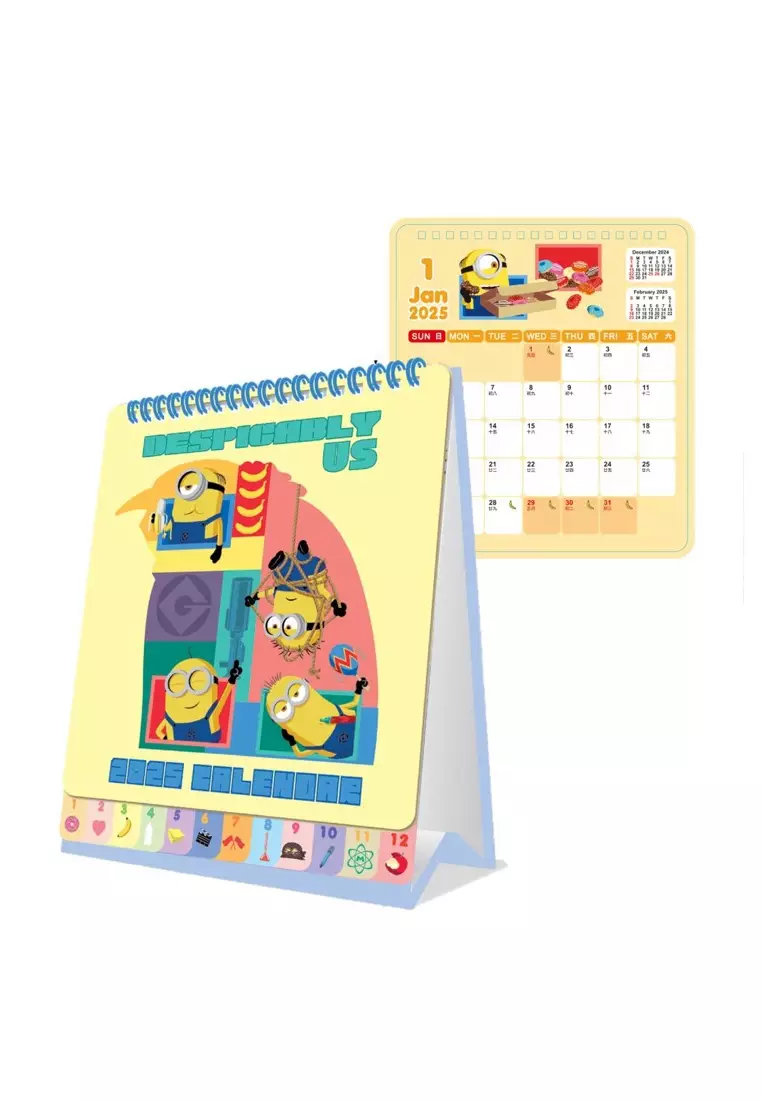 Minions Minions 2025 Desktop Calendar 2024 Buy Minions Online