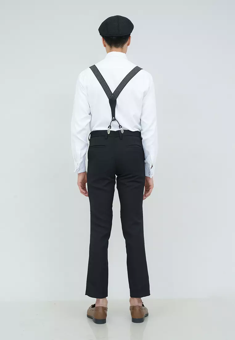 Houseofcuff Suspender Tali Jojon Karet ikat pinggang pria dewasa besar A03