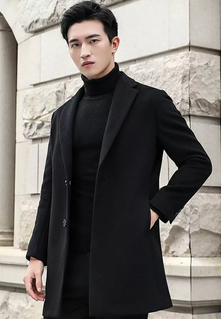 Single-Breasted Striped Wool Blazer 25903