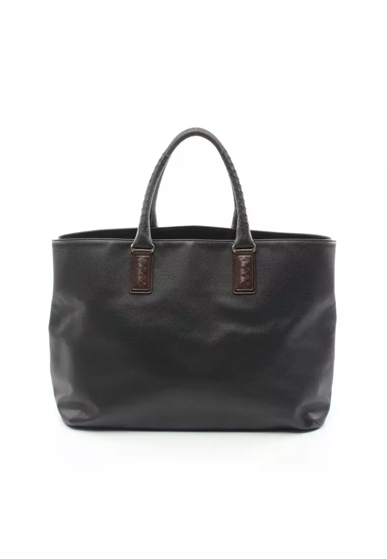 bottega black tote