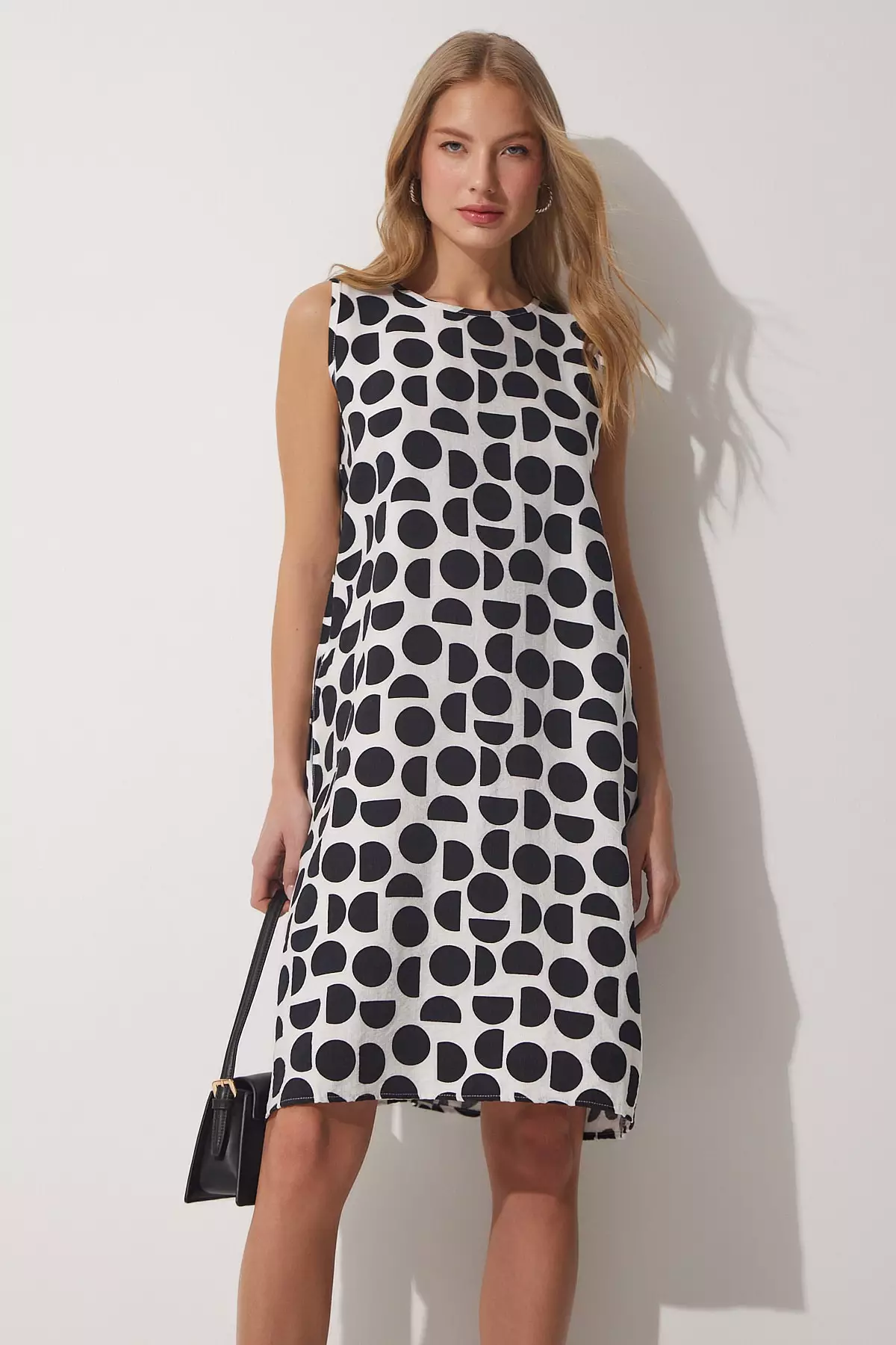 Patterned Mini Summer Dress