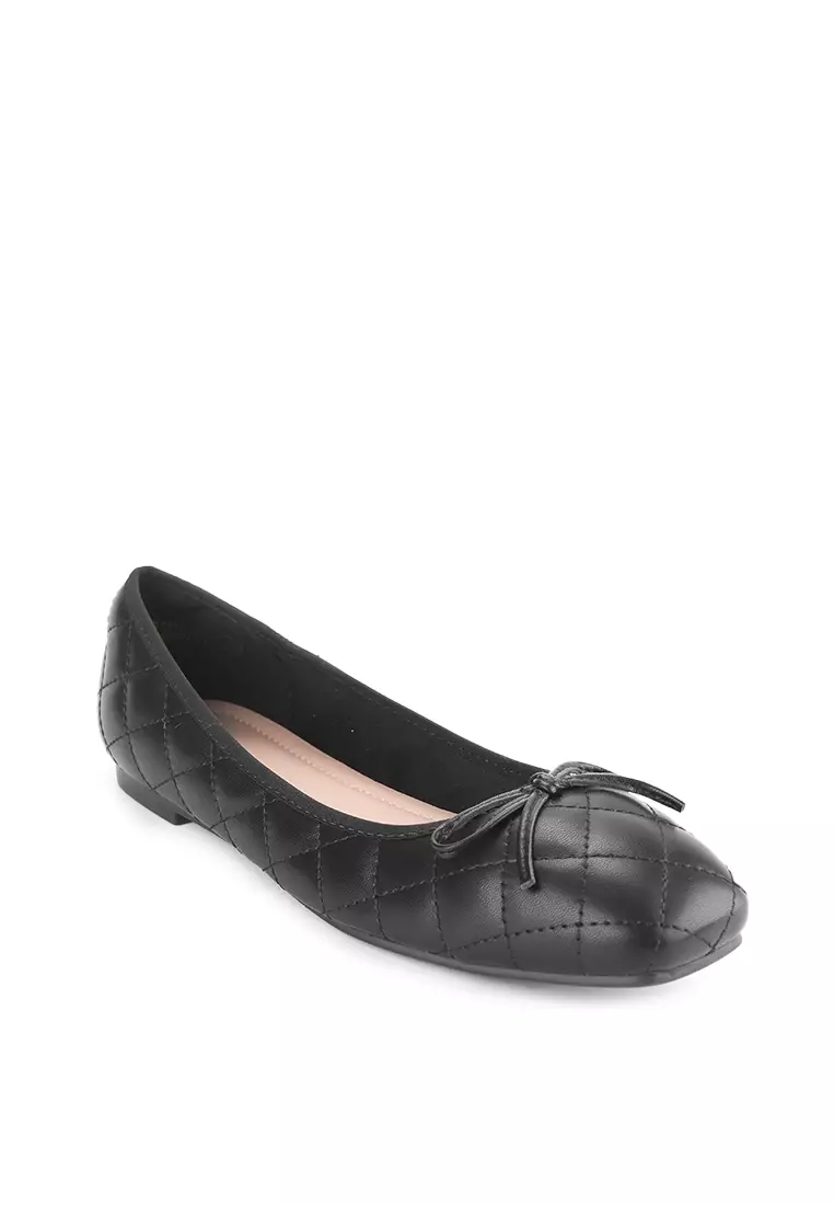 ESME J2585-1 FLAT SHOES BLACK