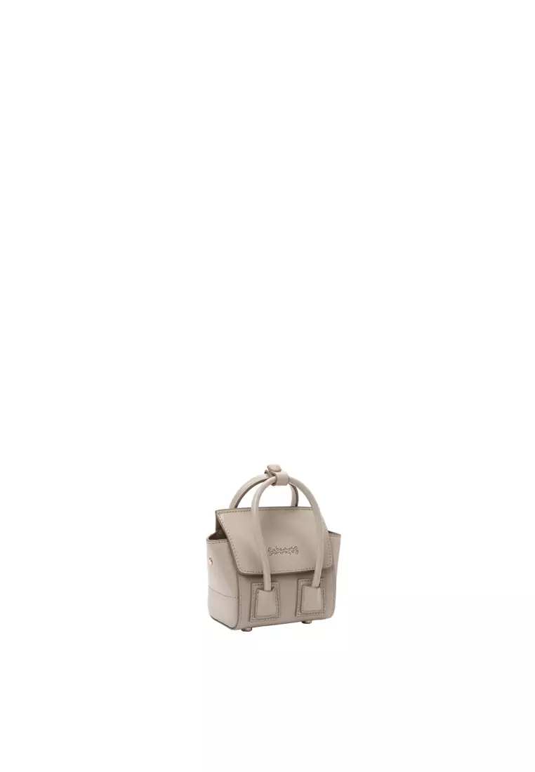 [Online Exclusive] UNNI Nano Top Handle Bag - Warm Grey