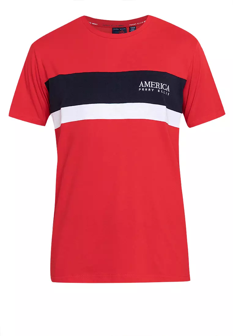 Round Neck Knit Pea T-Shirt