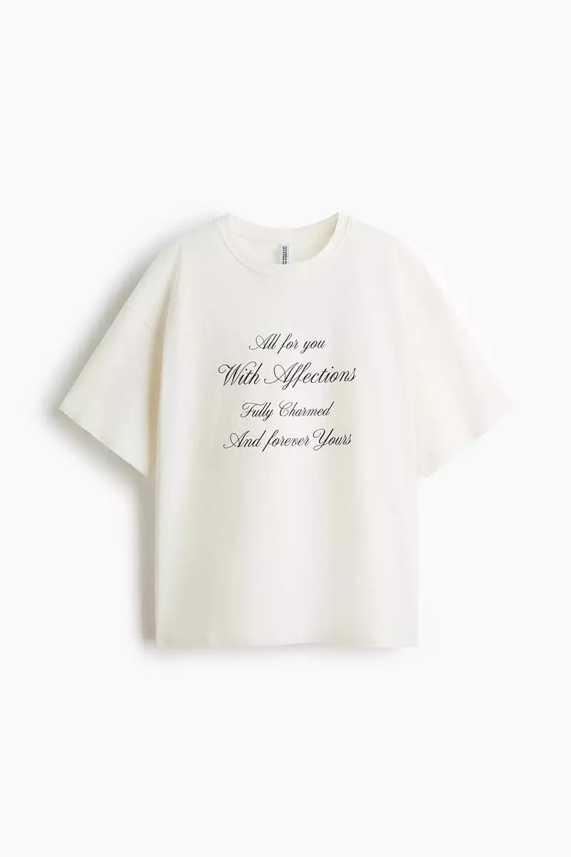 Oversized printed T-shirt