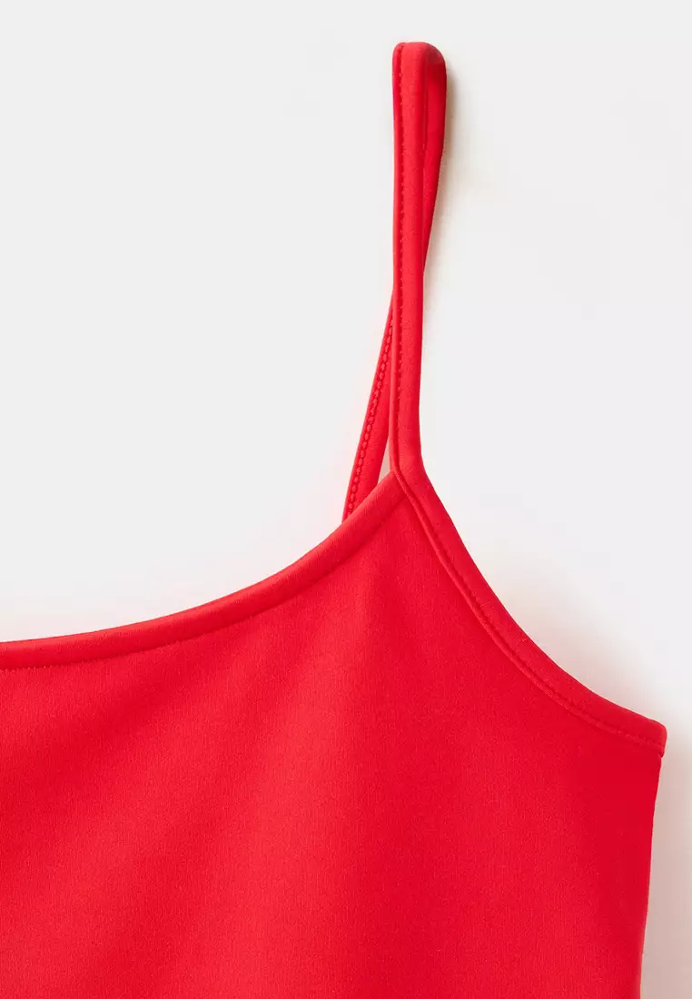 Fitted Top With Thin Straps