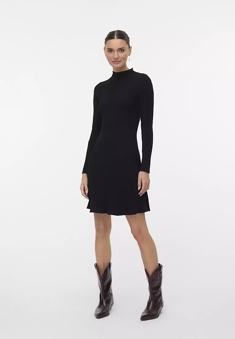 Buy Vero Moda Long Sleeve Skater Dress 2026 Online | ZALORA