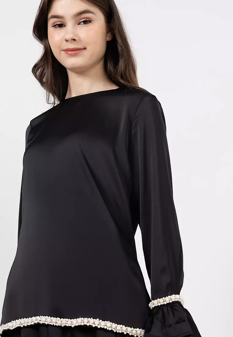 SOPHISTICATED BAJU KURUNG WITH PEARL-EMBELIISHMENT LACE