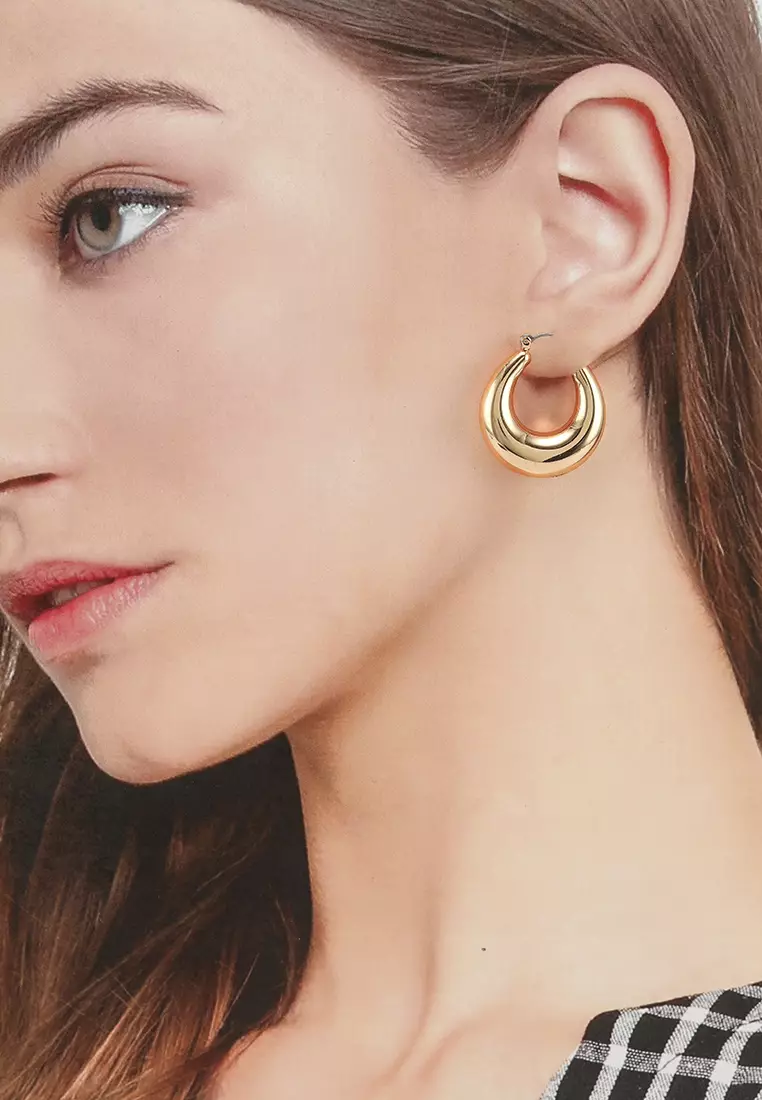 Aldo gold hoop earrings store