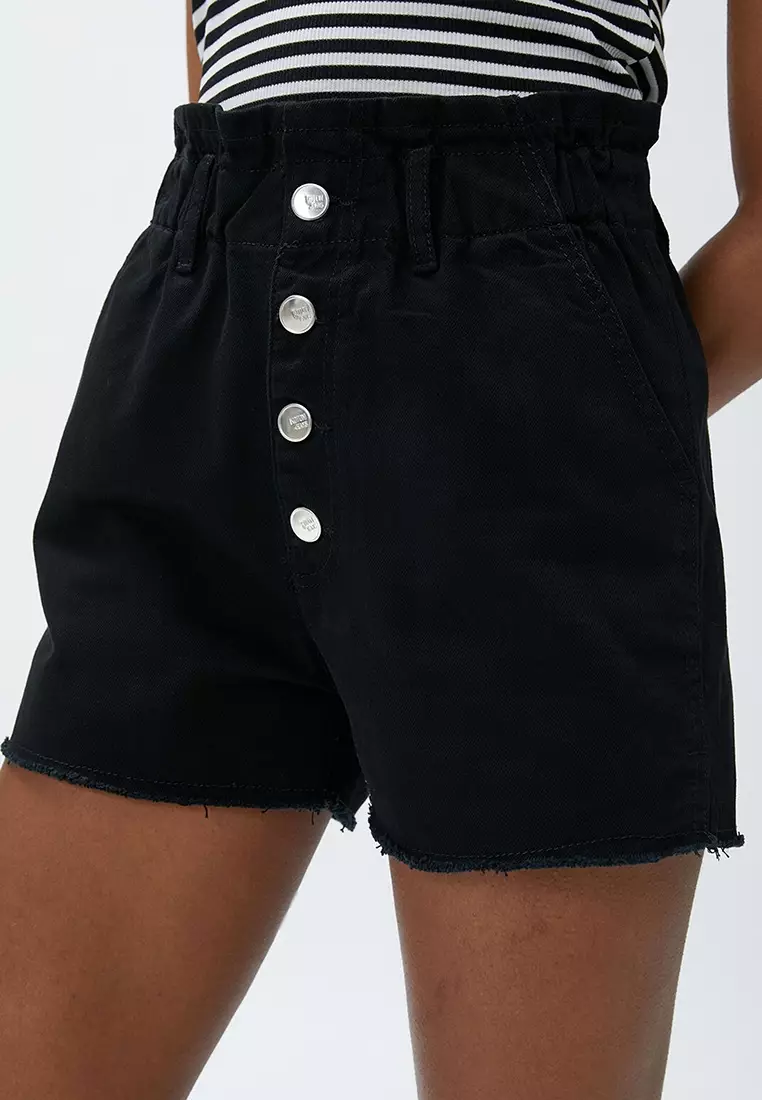 High Waist Denim Shorts