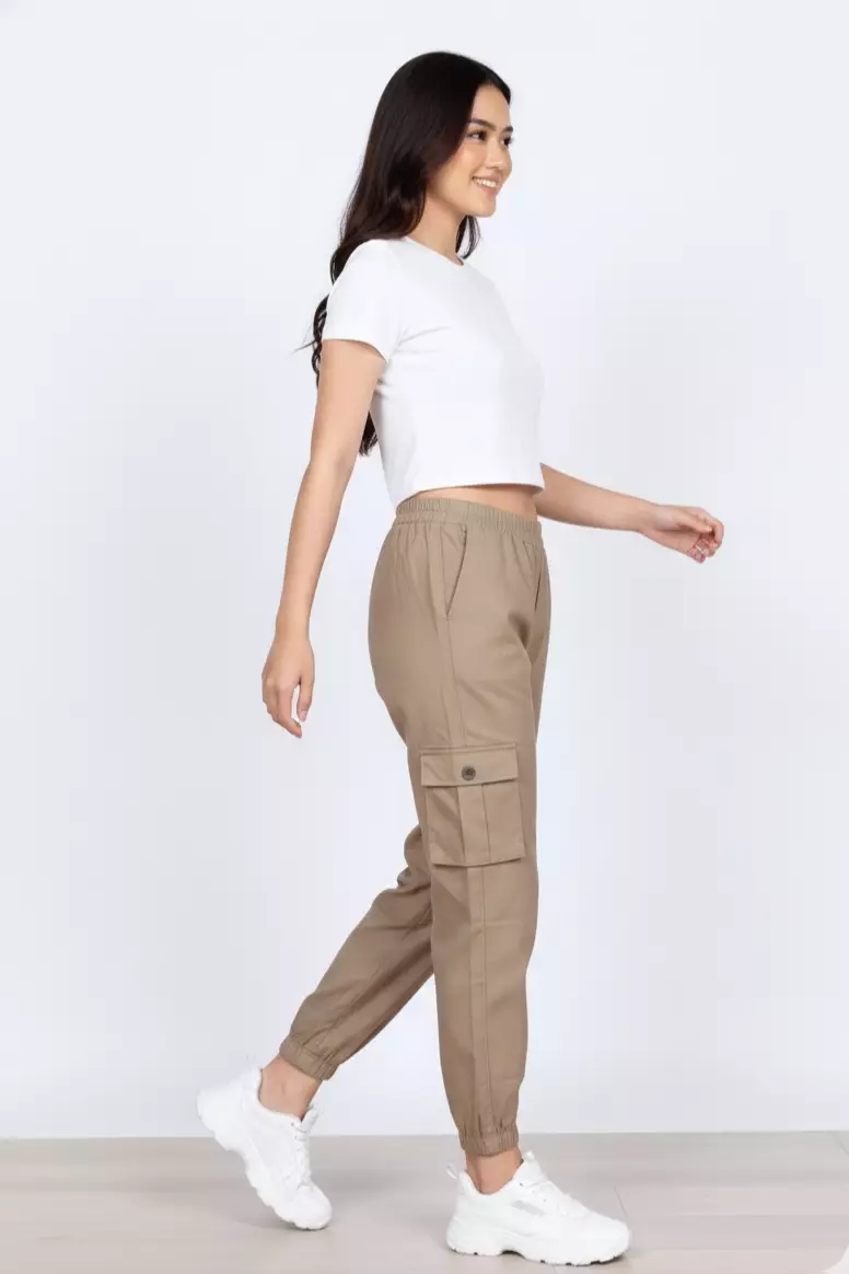 Celana Panjang Wanita - Jogger Cargo Rinjani