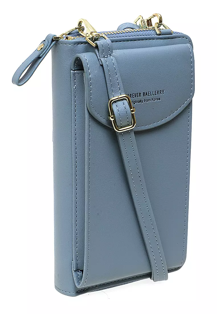 Tas Selempang Wanita Dompet Multifungsi Many Slot Material Kulit Leather ORIGINAL