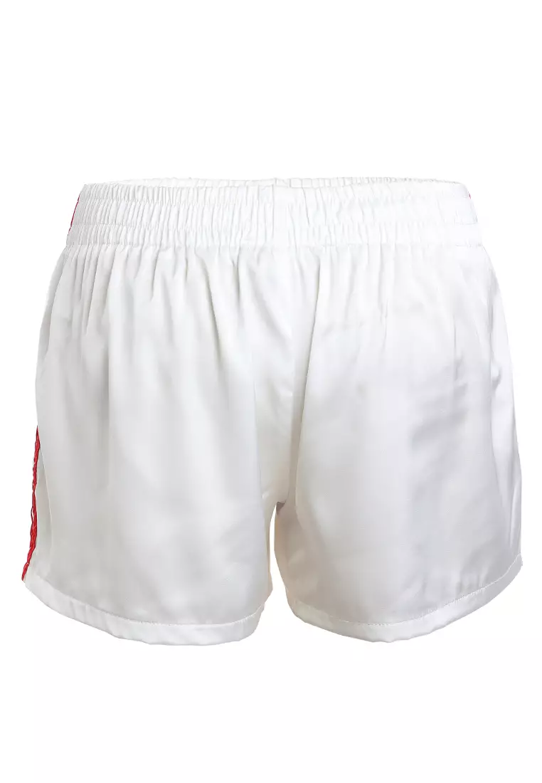 Celana Pendek Spice Bergaris Warna Putih