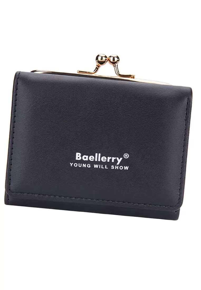 Dompet Wanita Lipat Kecil 2 IN 1 Style Korean Bahan Kulit PU Leather Premium Quality ORIGINAL