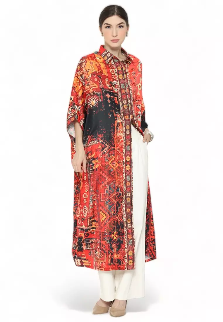 Kanzi Collared Kaftan