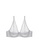 ZITIQUE grey Women's Sexy 3/4 Cup Ultra-thin Lingerie Set (Bra And Underwear)  - Grey D92F9US7448401GS_2