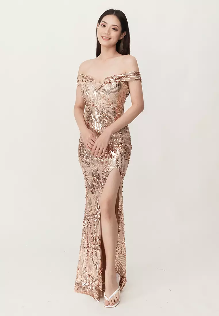 slim fit dress slacks Sequin Mini Dress  bebe