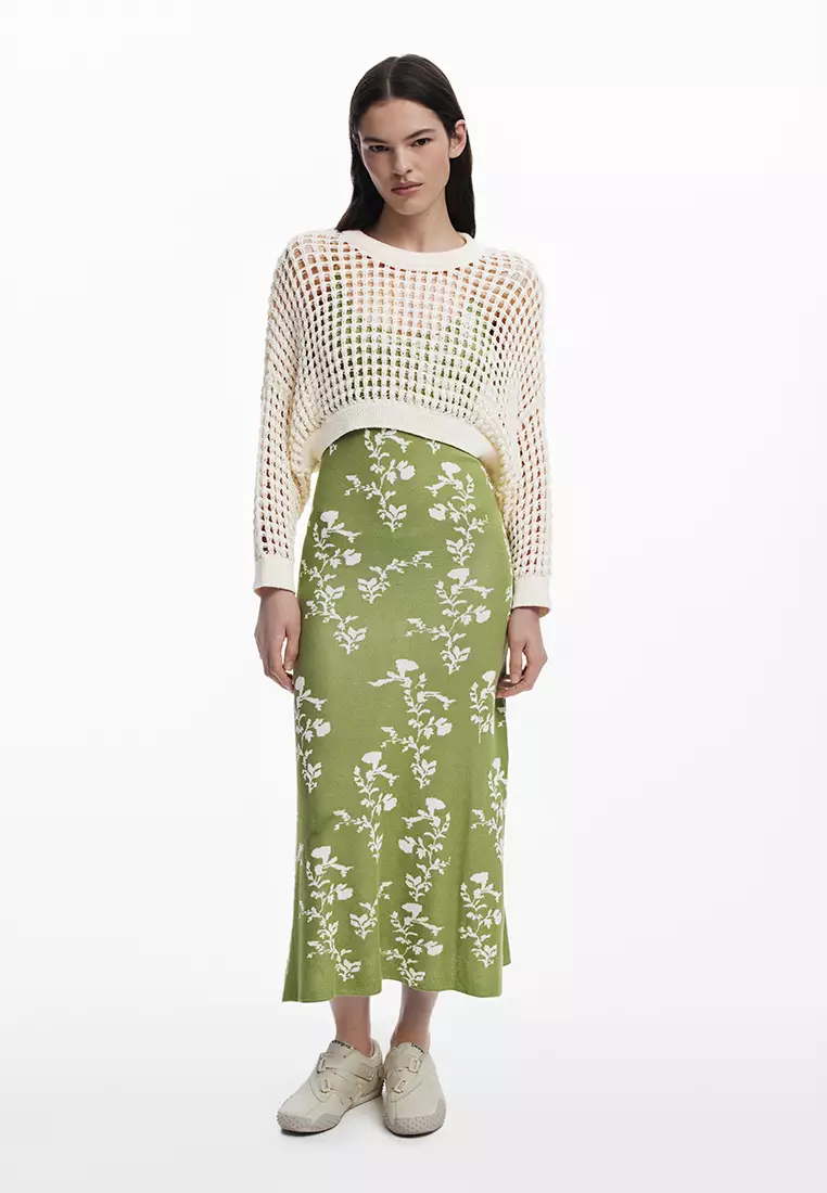 green emerald velvet dress Desigual > 26SWVK40 Dress Green – Thirty Three Boutique main image 0