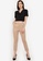 ZALORA WORK black Side Knot Wrap Front Blouse 6F678AA901B9CCGS_4