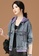 A-IN GIRLS blue and purple Fashion Stitching Hooded Denim Jacket 0D576AA68F4554GS_3