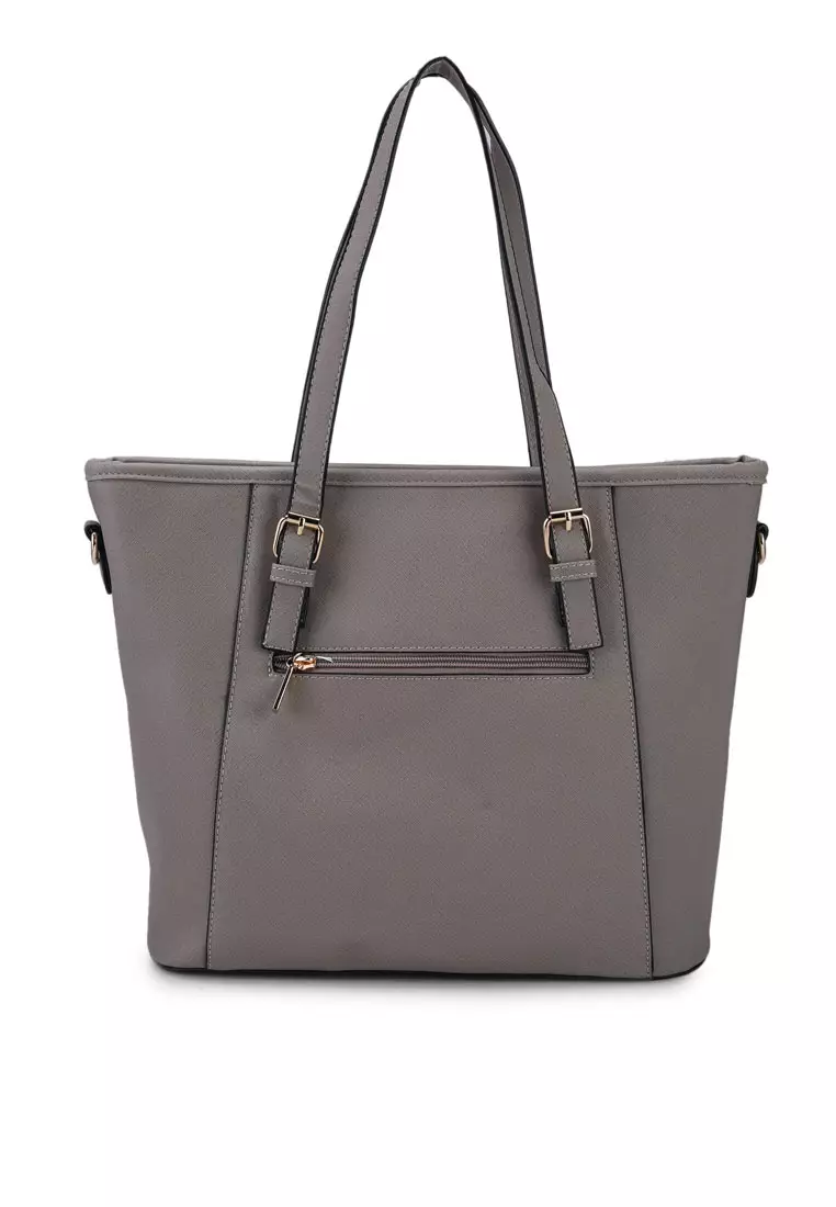 Saffiano Convertible Tote Bag