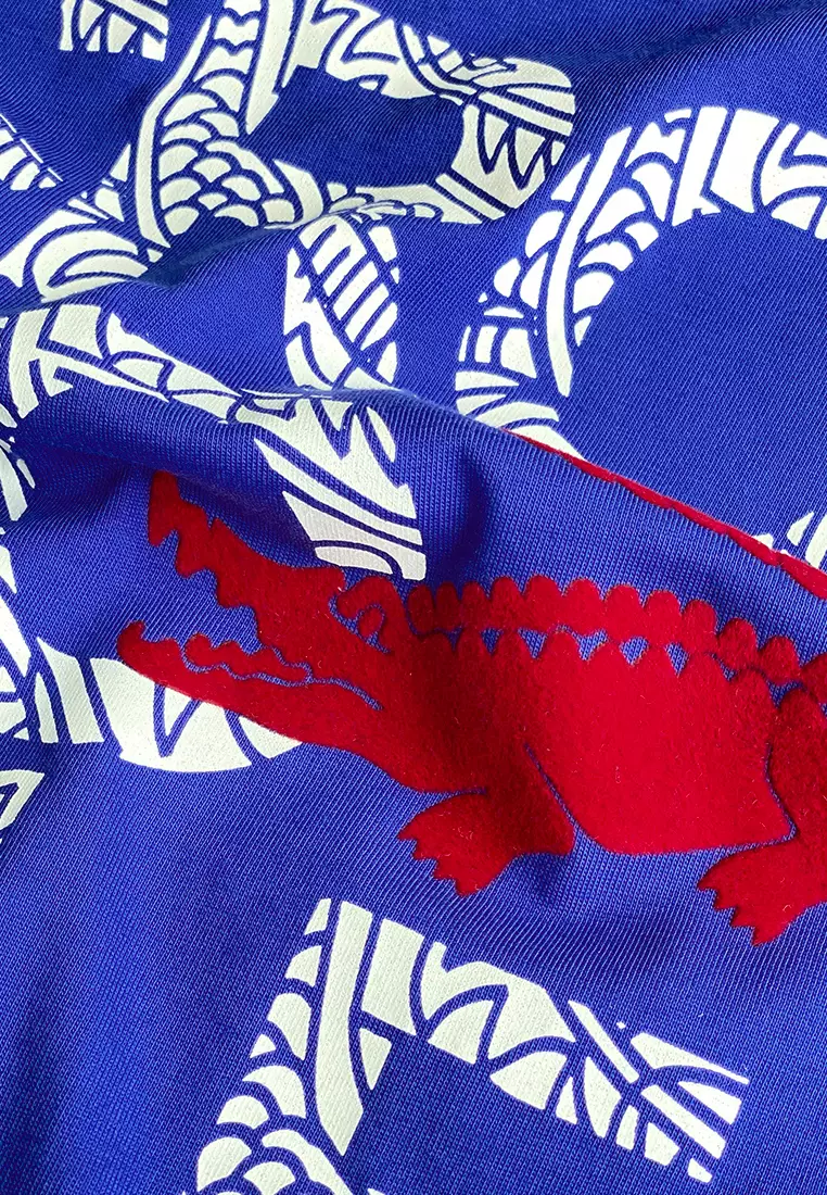 Crocodile CROX 0161 Blue - Men T-shirt Pria Original Slim fit - Katun