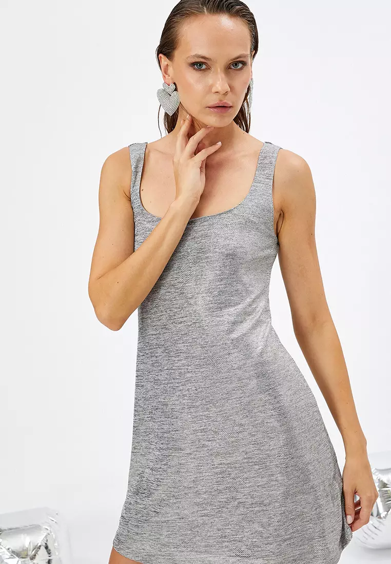 Shiny Metallic Dress