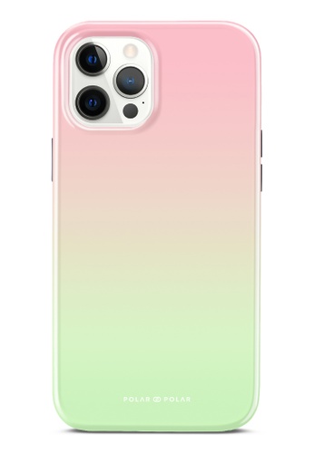 Polar Polar pink Watermelon Pastel iPhone 12 Pro Max Dual-Layer Protective Phone Case (Glossy) C046AACCE0A352GS_1
