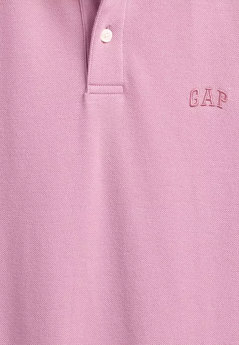 Logo Pique Polo Shirt