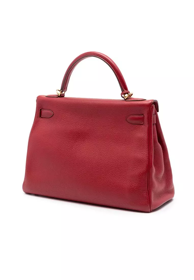 Pre-Loved Hermès Clemence Kelly Ii Retourne 32