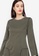ZALORA WORK green Piped Shift Dress 0856FAAC9A4645GS_3