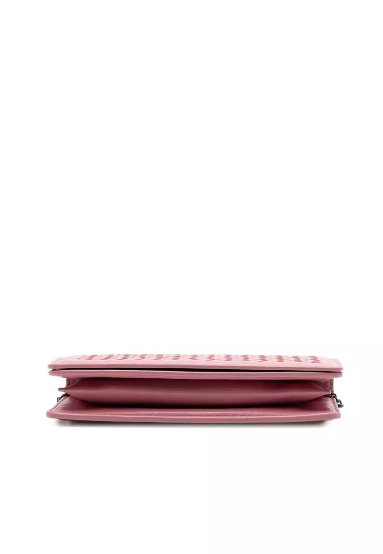 Pre-Loved Bottega Veneta Nappa Intrecciato Continental Wallet On Chain