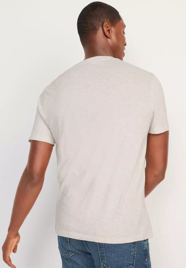 Soft-Washed V-Neck T-Shirt For Men