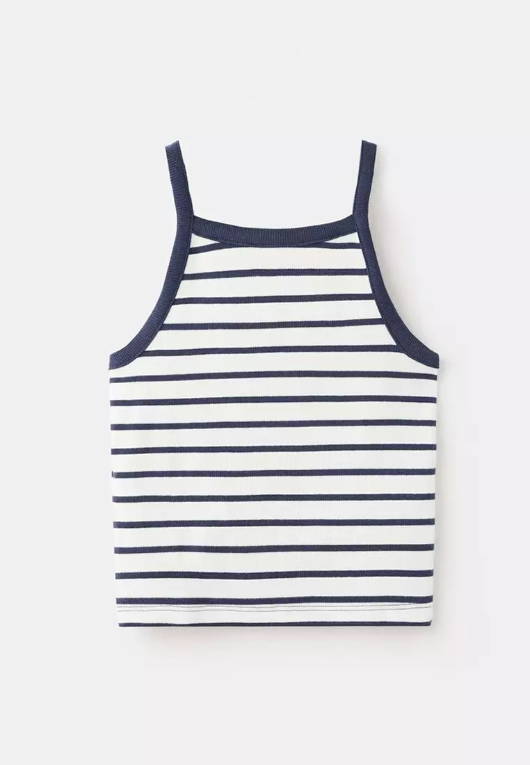 Striped Strap Top