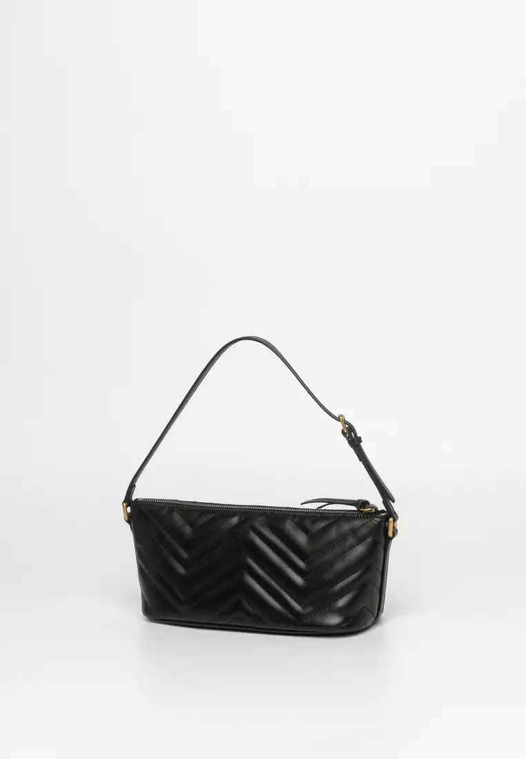 Matelassé leather clearance shoulder bag