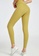 B-CODE yellow ZWG1115a-Lady Quick Drying Running Fitness Yoga Leggings-Yellow 29856AAAF96DDEGS_3