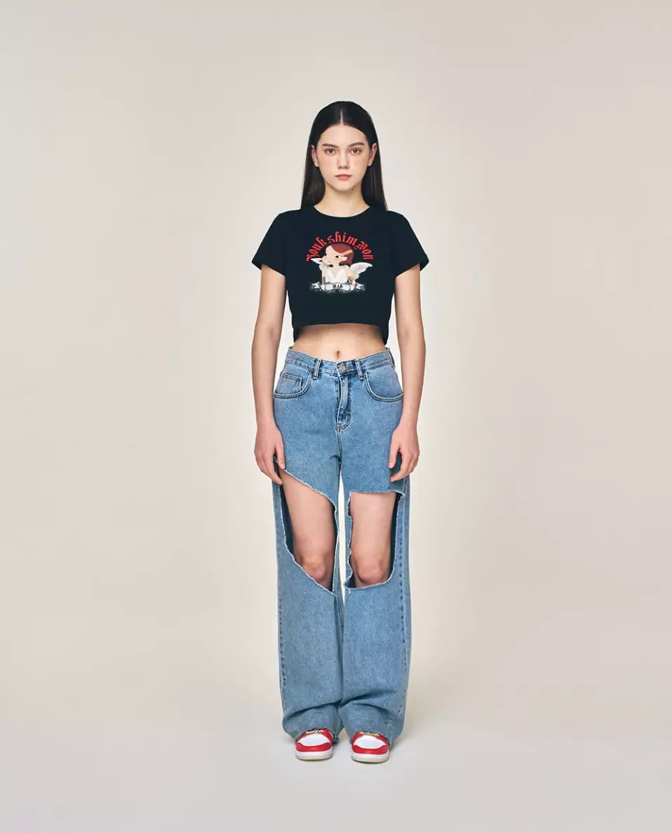 Angel Crop T-Shirt Ria size M