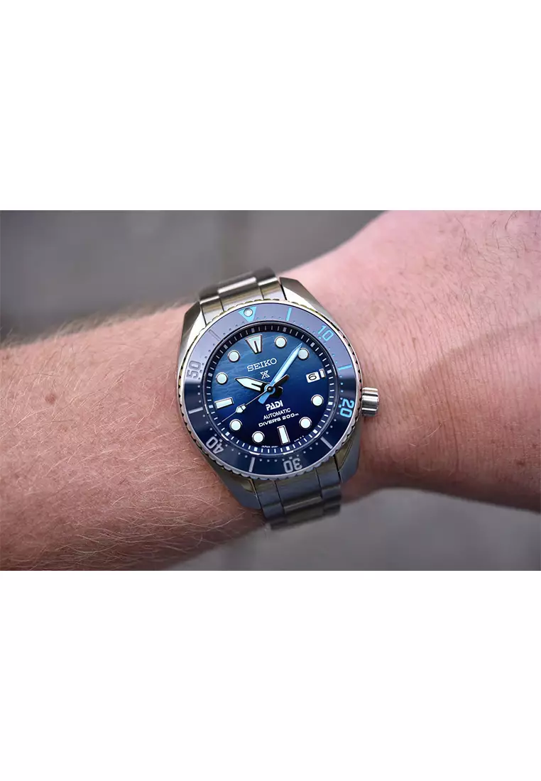 Seiko Prospex PADI Special Edition - Jam Tangan Pria - Stainless Steel - SPB375J1