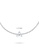 Aquae Jewels white Bracelet Britney 18K Gold and Diamonds - White Gold 55638AC691F195GS_2