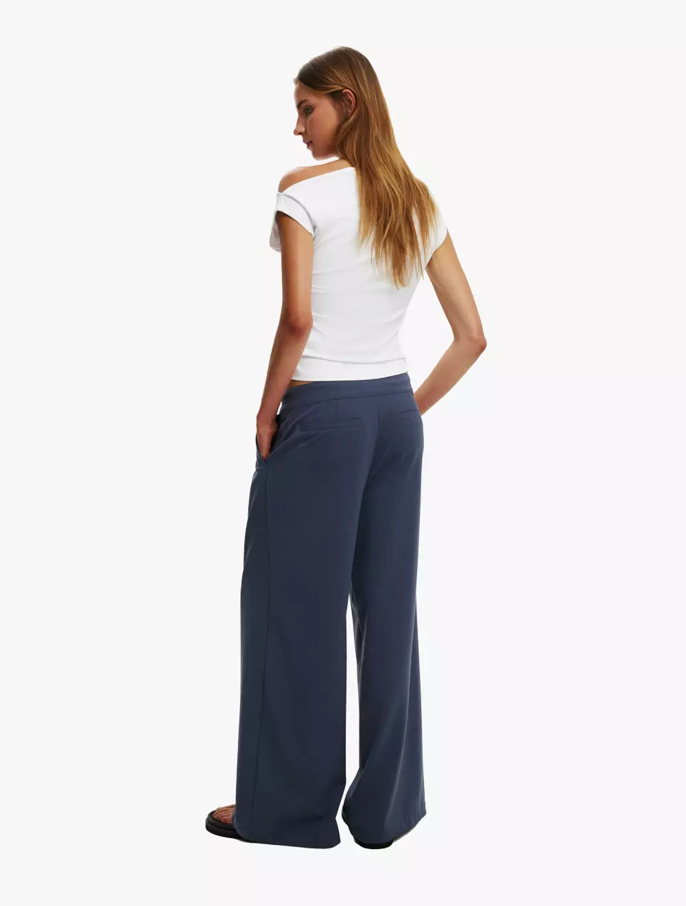 COTTON ON - BAWAHAN - ISLA LOW RISE SUITING PANT