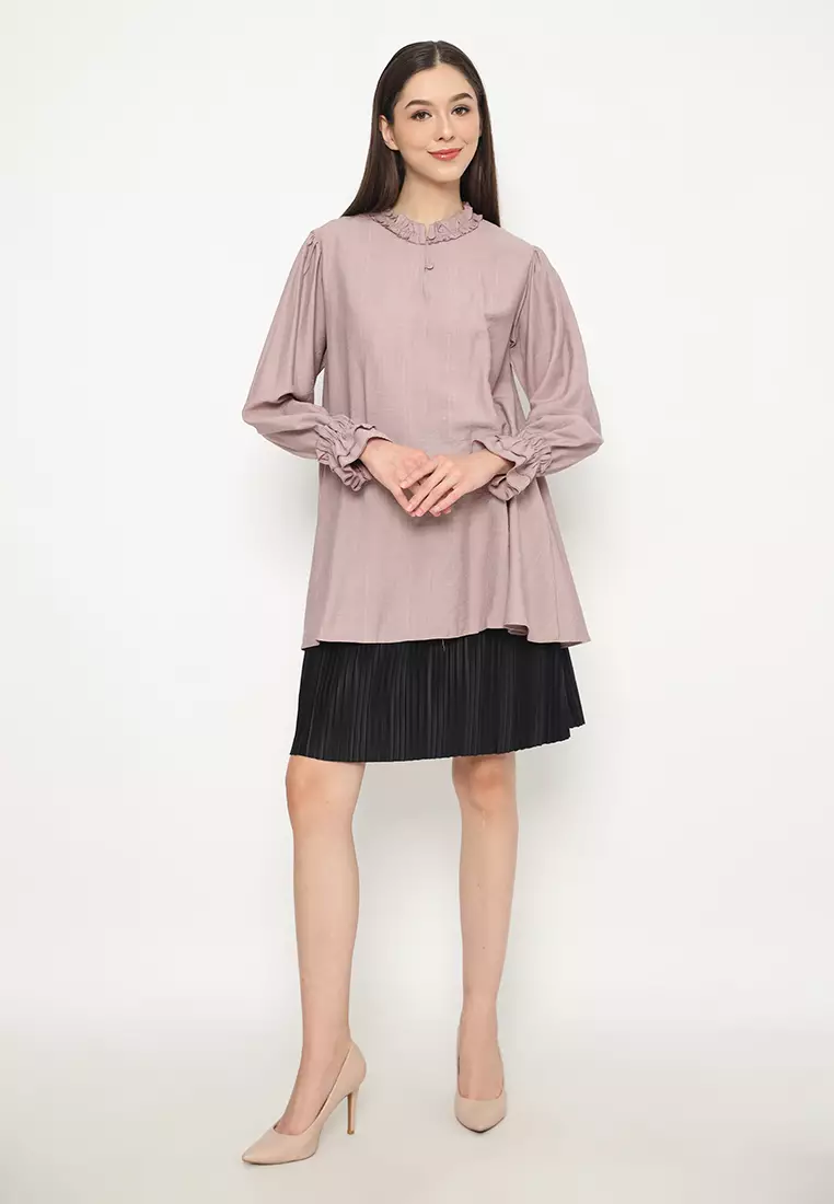Kamaniya Blouse Light Brown