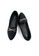 SHINE black SHINE Buckle Fabric Classic Point Toe Loafer Flats CE224SH5BDC2D4GS_5